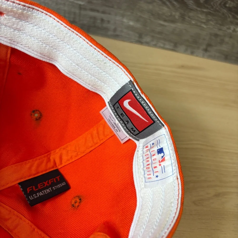 San Francisco Giants Hat Cap Fitted‎ One Size Orange Black MLB Baseball Nike